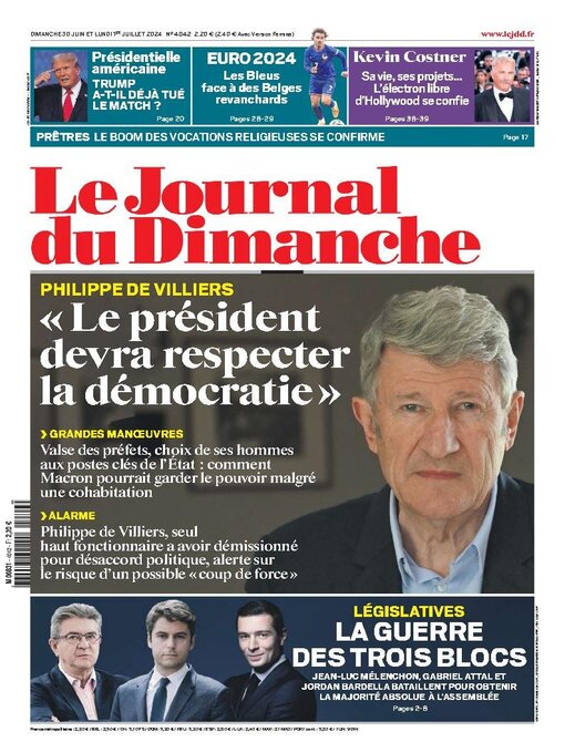 Title details for Le Journal du dimanche by Lagardere Media News - Available